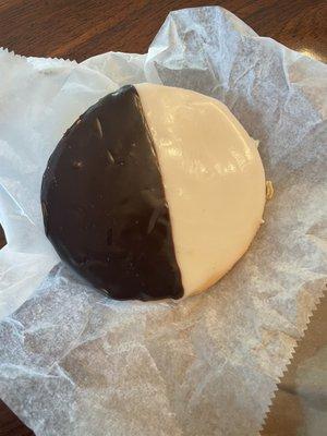 Black and white cookie