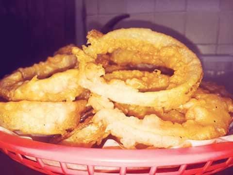 Hand dipped onion rings