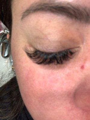 Half ass Lash extensions