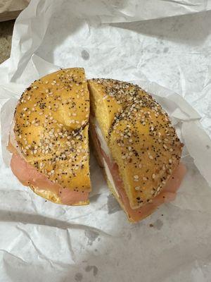 Bagel with lox