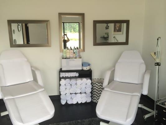 Facial room!! Make sure you come see our fabulous aesthetician!!!!!!!!!