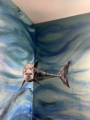 Shark bathroom decor