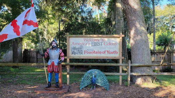 It's the Ponce de Leon Fountain of Youth Archaeological Park in St. Augustine, Florida.