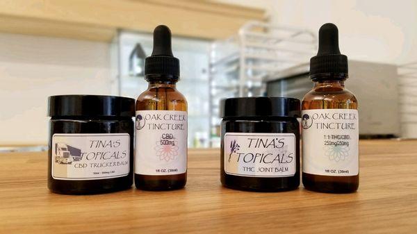 The best combination ever! Our topicals & tinctures.