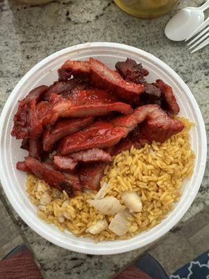 C9. Boneless Spare Ribs Combo Plate