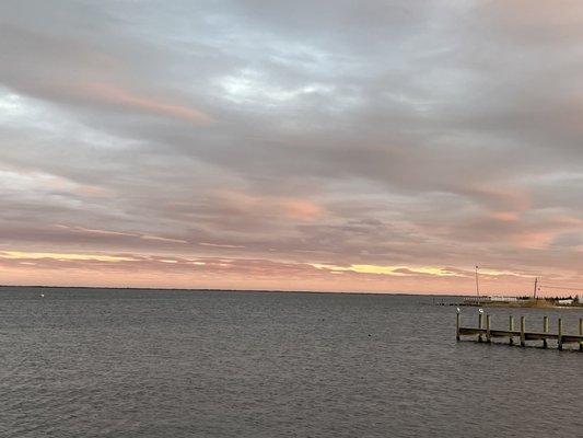 View from the dining room of Barnegut Bay!