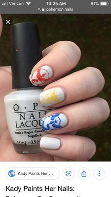 Pokémon nails