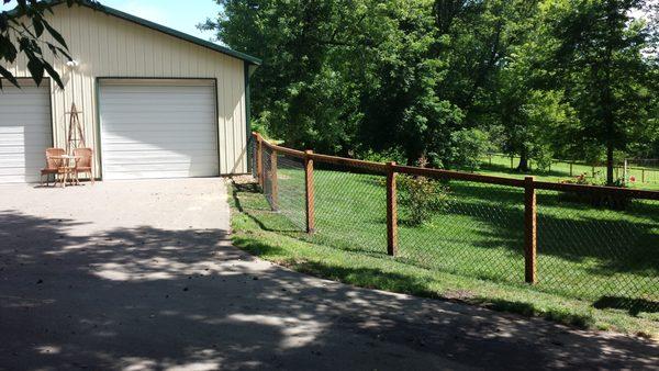 California Style Chain Link Fence in Waconia, MN