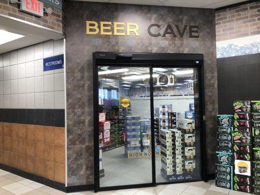 Beer cave.