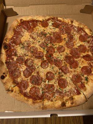 Pepperoni pie