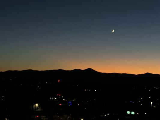 View from the rooftop bar