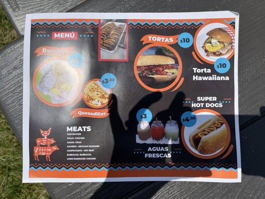 Menu Side 2