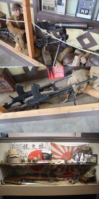 American Machine Guns & Japanese Rifle