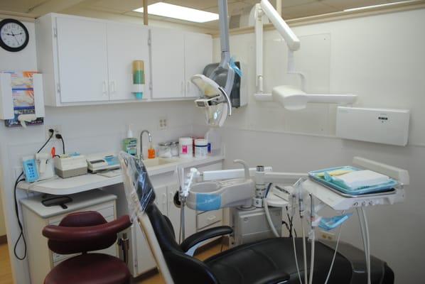 Clean, spacious rooms so you're comfortable with each visit.  We make seeing a dentist easy!