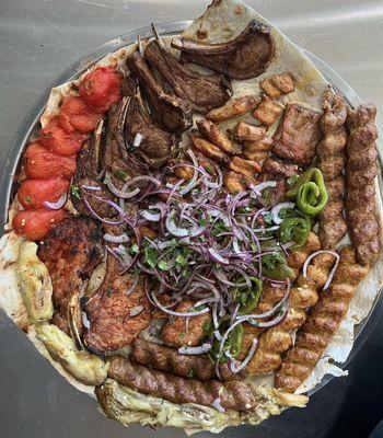 Mixed Meat & Vegetable Platter!