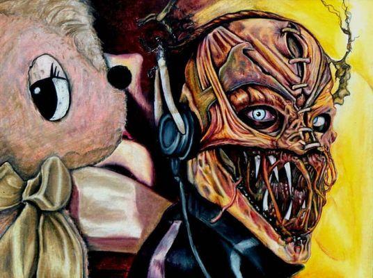 Color pencil 11x14 Mushroomhead.