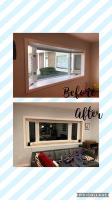 Before and after Bay Window