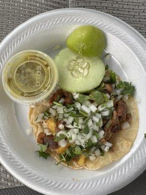 5/26/23.  Al Pastor (pork/pineapple) Taco