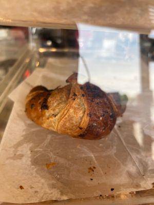 Chocolate Croissant--a common breakfast food in Italy, according to the manager Justyna