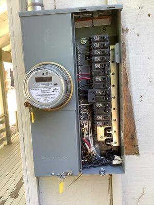 Main electrical breaker panel.