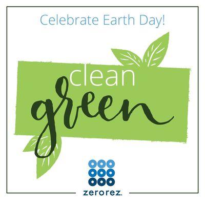 Celebrate Earth Day, Everyday! Zerorez cleans green 365 days a year.