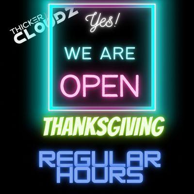 Open on thanksgiving