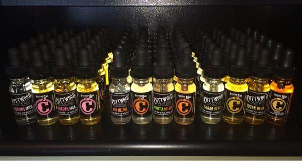 CUTTWOOD premium ejuice with three flavors each as good as the next.