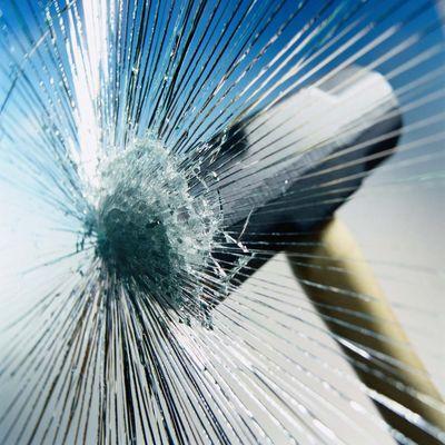 Add safety/anti-graffiti tint to keep glass from shattering all over during natural and man-made disasters