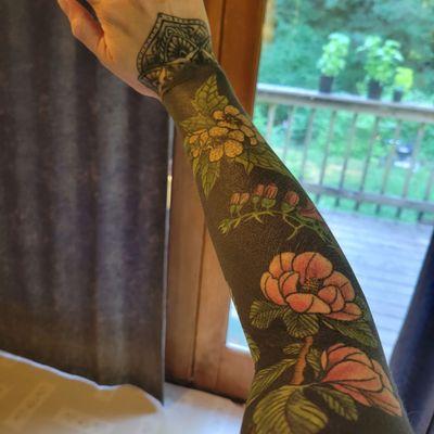 a small portion of the sleeve Colby did for me