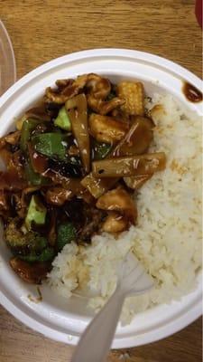 Chicken with black bean sauce