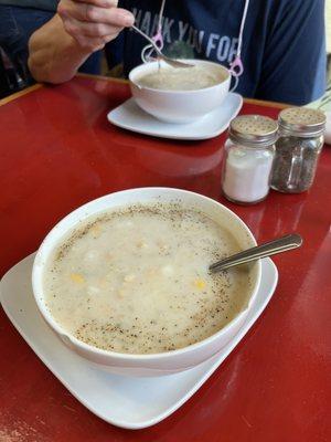 Clam chowder. SO GOOD!