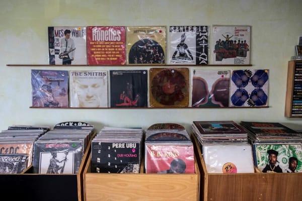 a few LPs....