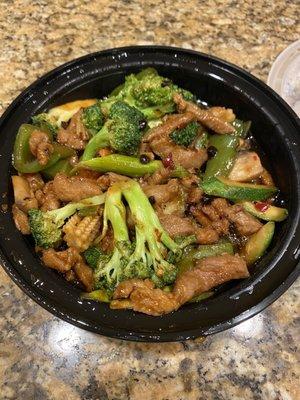 15. Hunan Spicy - pork - not spicy at all $12.95