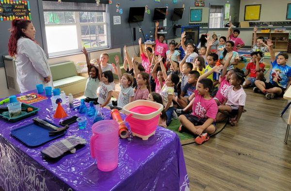 Mad Science visiting Summer Camp!