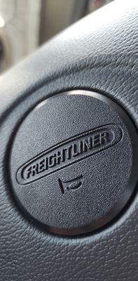 Spotless Interior Freightliner Truck