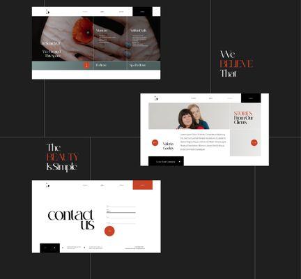 UX / UI Experience / Bethel Nail Bar & Spa