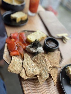 The outstanding Seaweed and Coastal Seaweed Lox Platter*