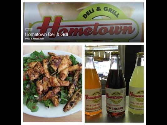 Chicken Teriyaki Salad & custom drinks/ beverages