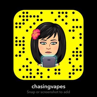 Chasing Vapes offers special deals to their Snapchat followers!