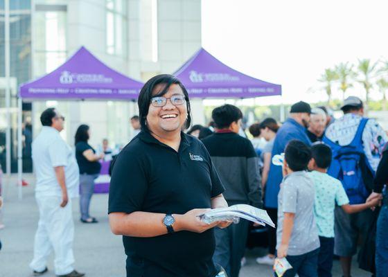 Outreach event at Christ Cathedral Campus