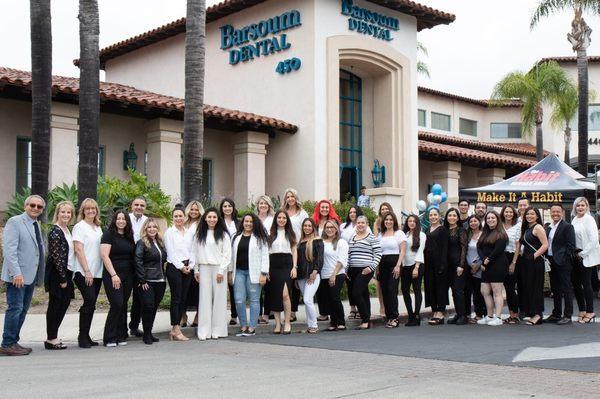 Barsoum Dental team members at the Mountain Ave office grand opening