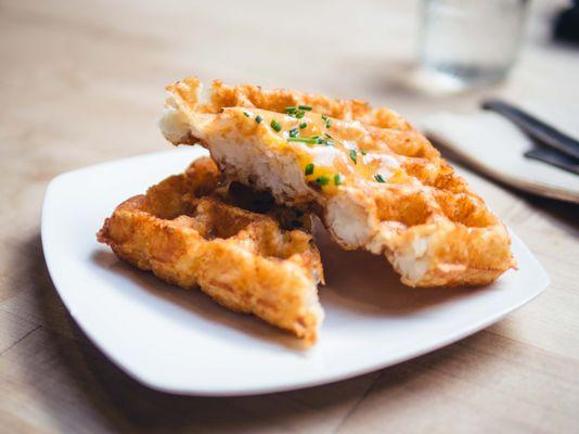 "Waffle Iron Hashbrown" - The Gastropig