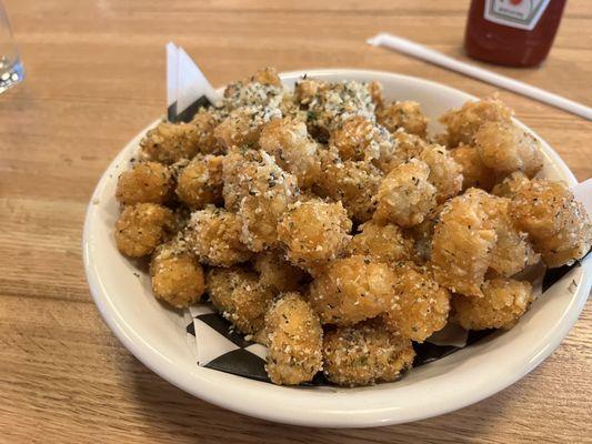 Parmesan rosemary tots