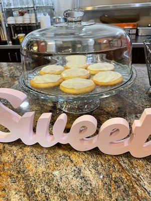 Iced cut out sugar cookies!