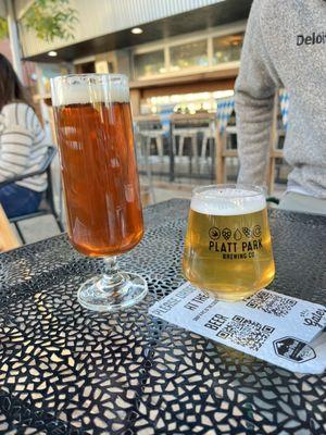 Oktoberfest and pale ale