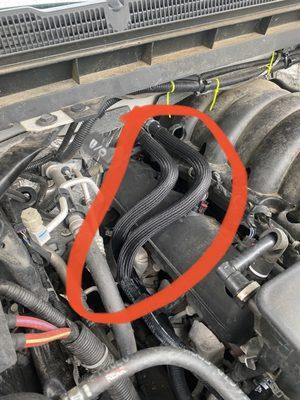 Coolant lines on 2017 Silverado 1500