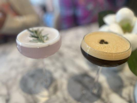 A trip down lavender lane & expresso martini