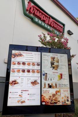 Menu outside