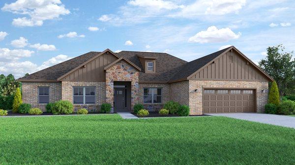 Hedgefield Homes (North Texas) Home Plans - Bosque A