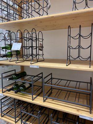 Wine racks.